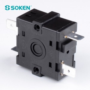Calentador de patio con interruptor giratorio de cuerda de 8 posiciones Soken 16A 250VAC
