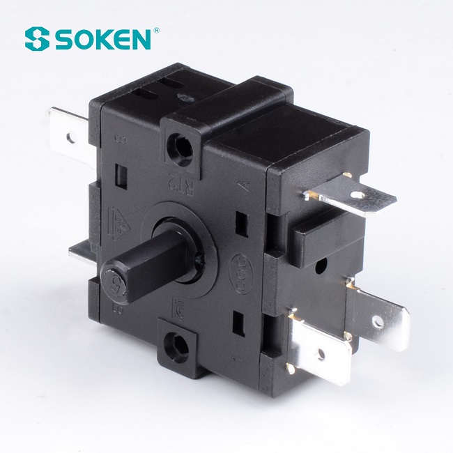 Soken 4 na Posisyon Rotary Switch