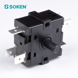 5 Position Rotary Switch for Appliances (RT244-2)