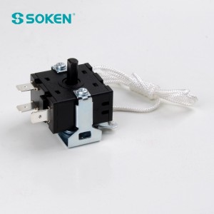 Soken 8-позиционен въртящ се енкодер превключвател за издърпване на въже